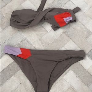 L*space strapless bikini